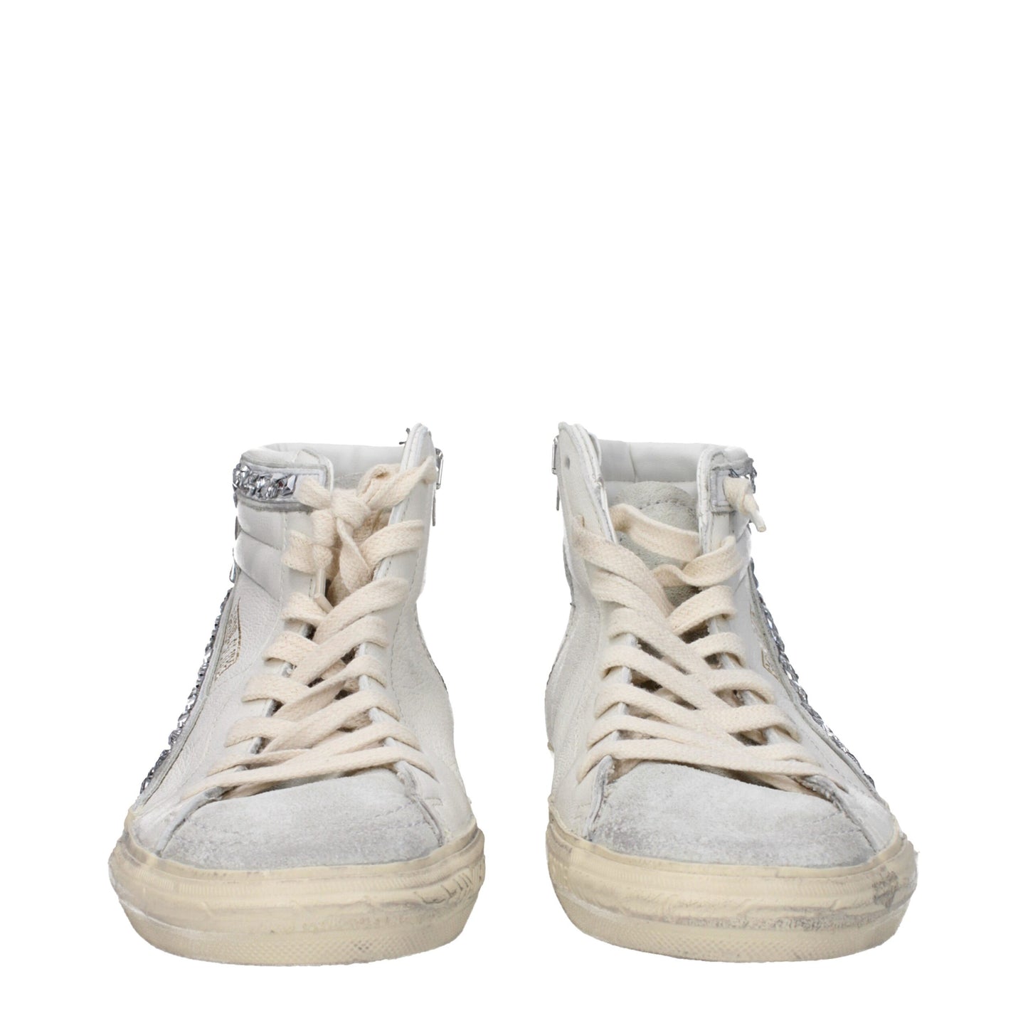 Golden Goose White Leather Sneakers