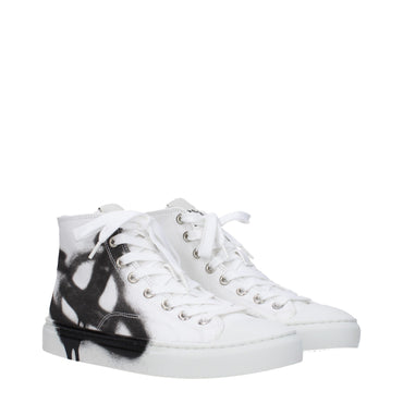 Vivienne Westwood White Fabric Sneakers