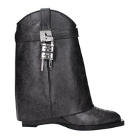Givenchy Black Leather Ankle