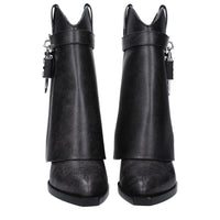 Givenchy Black Leather Ankle