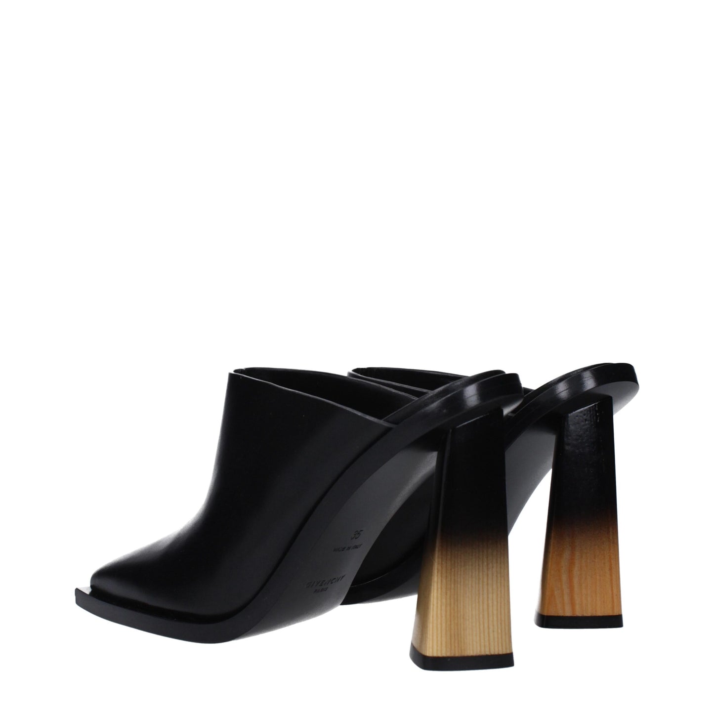 Givenchy Black Leather Sandal