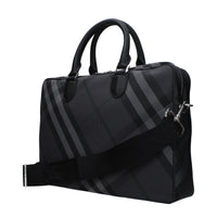 Burberry Gray Fabric Business &Amp; Laptop Bag