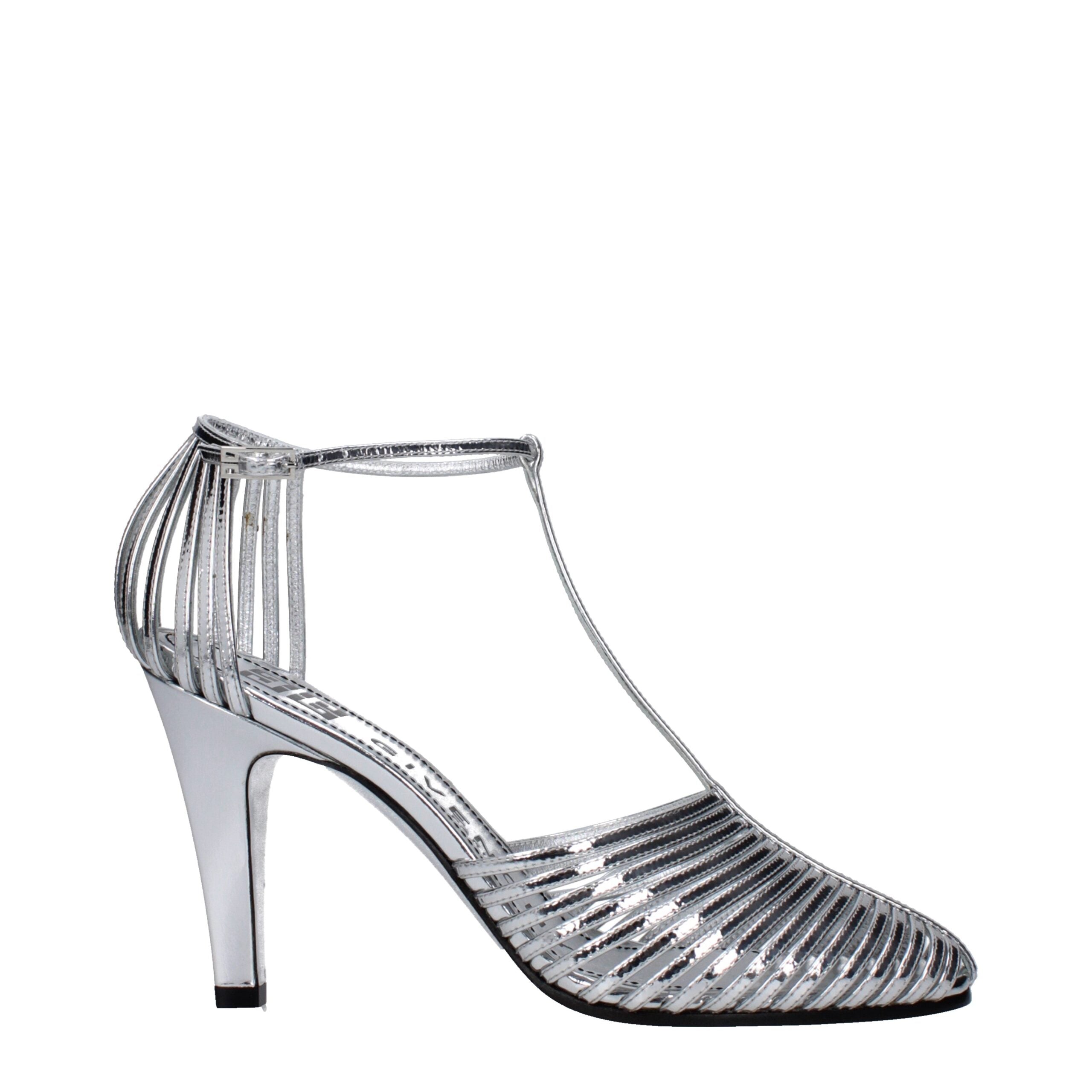 Givenchy Gray Leather Sandal