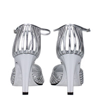 Givenchy Gray Leather Sandal