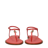 Christian Dior Pink Leather Flip-Flop Sandal