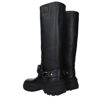 Burberry Black Leather Boot