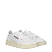 Autry White Leather Sneakers
