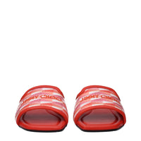 Jimmy Choo Orange Fabric Slipper