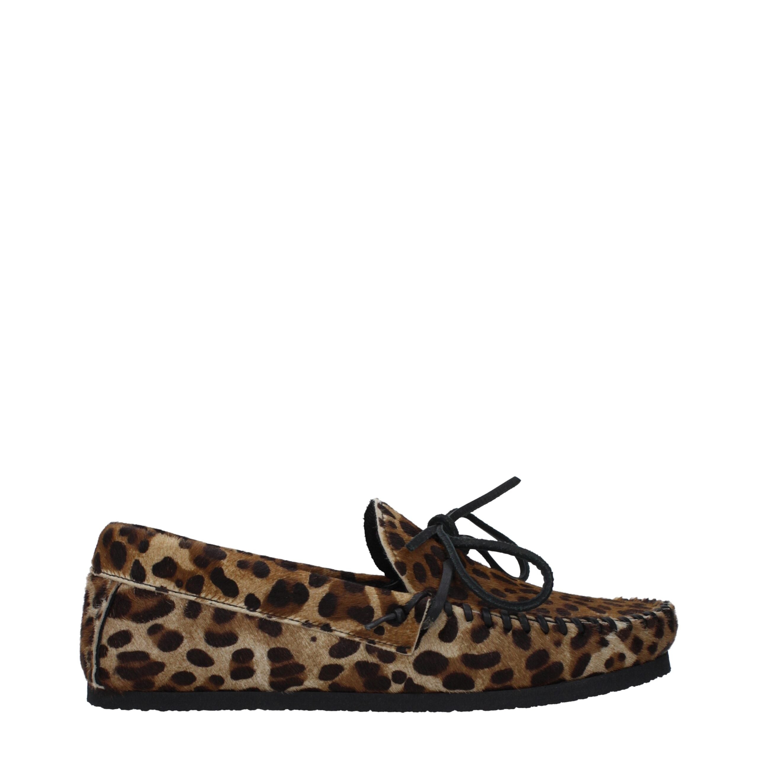 Isabel Marant Brown Horsehair Loafer