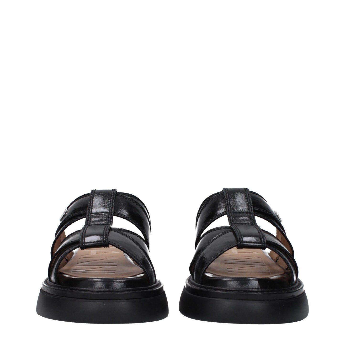 Ganni Black Fabric Slipper