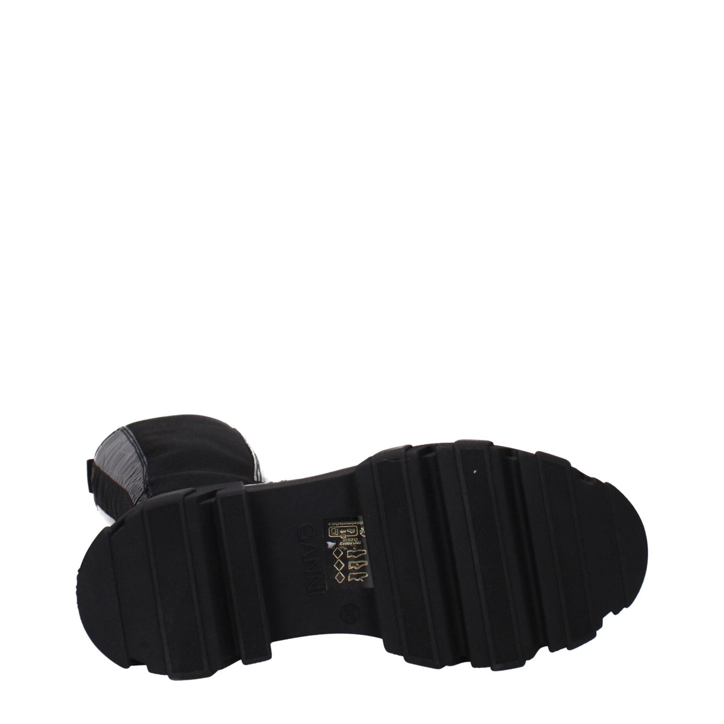 Ganni Black Leather Boot