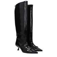 Ganni Black Leather Boot