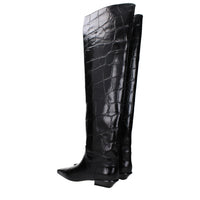 Paris Texas Black Leather Boot