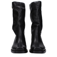 Isabel Marant Black Leather Ankle