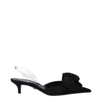 Versace Black Satin Sandal