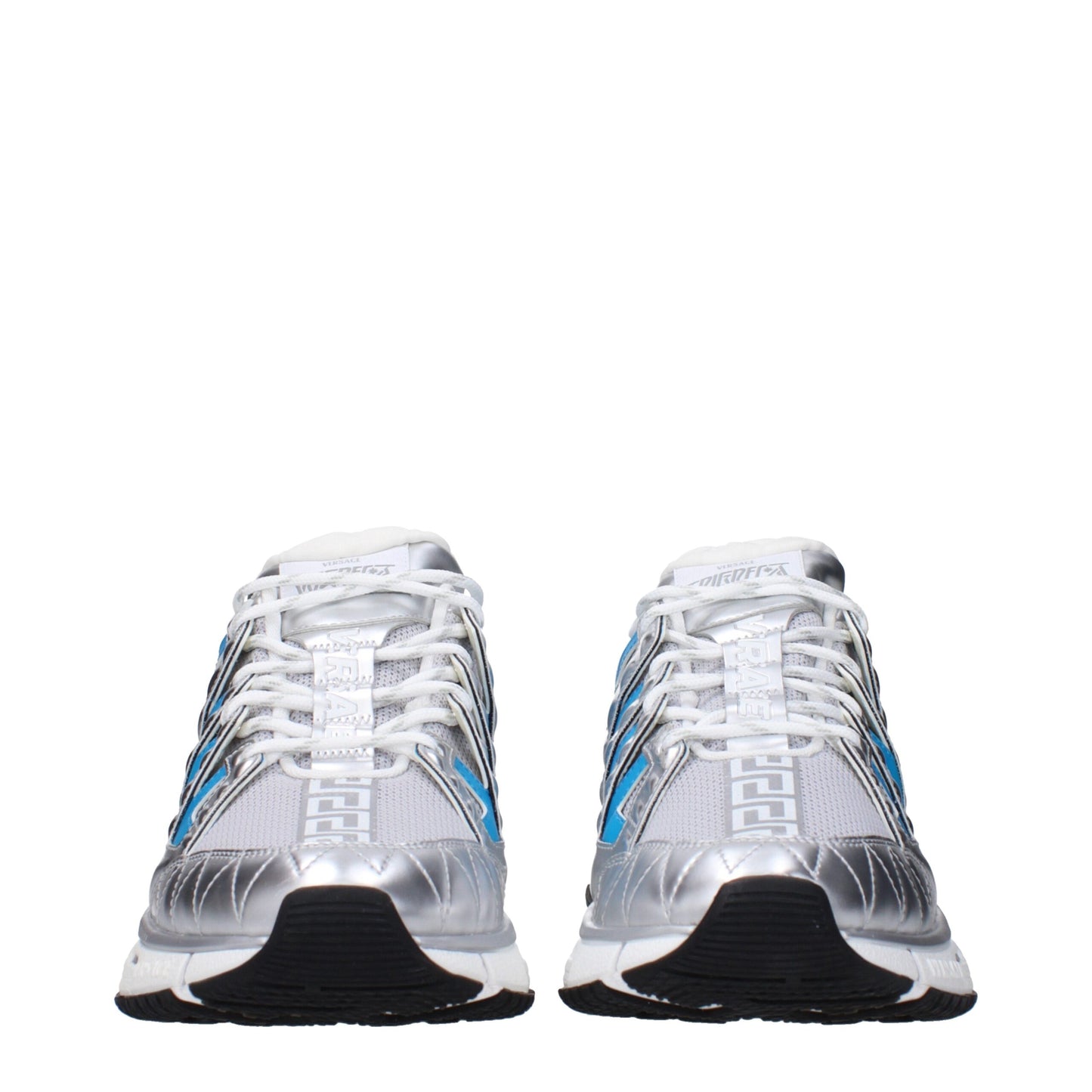Versace Gray Fabric Sneakers