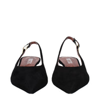 Paris Texas Black Leather Sandal