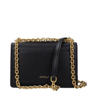 Off-White Black Leather Crossbody Bag