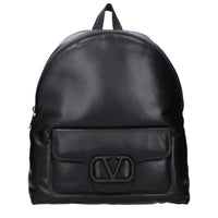 Valentino Garavani Black Leather Backpack