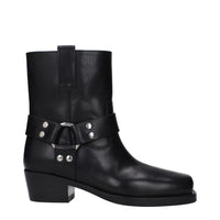 Paris Texas Black Leather Ankle