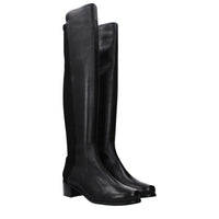 Stuart Weitzman Black Leather Boot