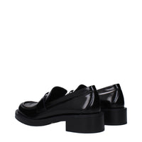 Stuart Weitzman Black Leather Loafer