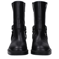 Stuart Weitzman Black Leather Ankle