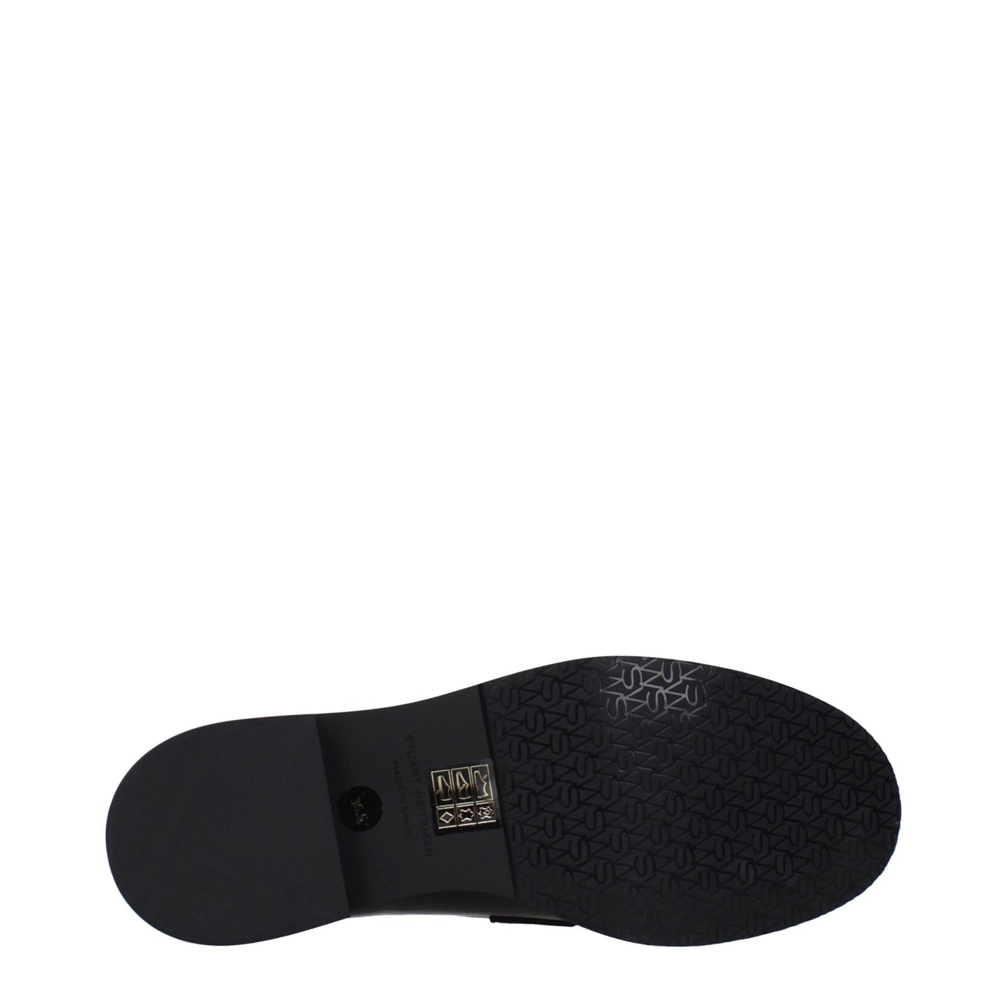 Stuart Weitzman Black Leather Loafer
