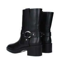 Stuart Weitzman Black Leather Ankle