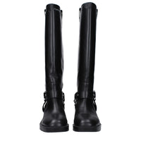 Stuart Weitzman Black Leather Boot