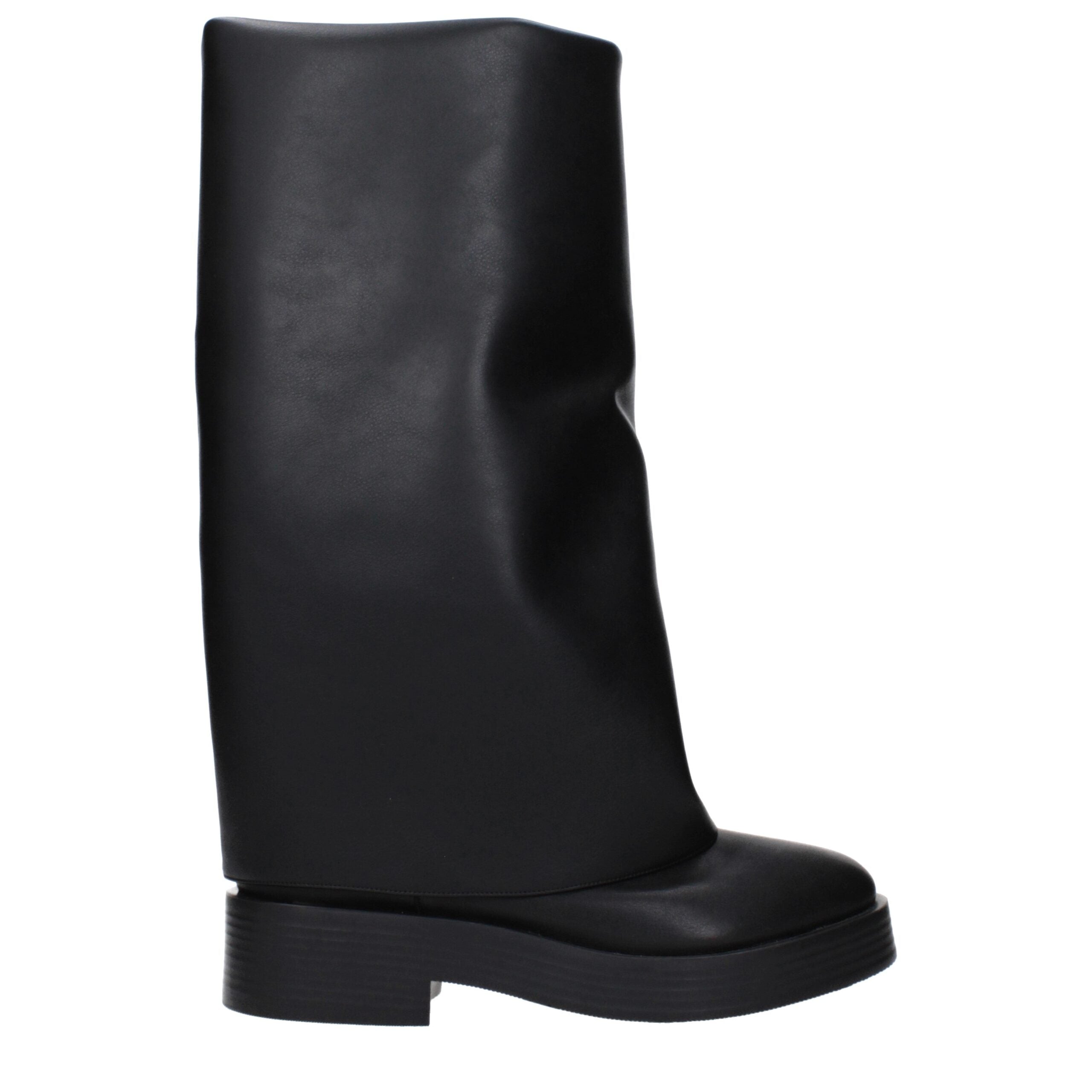 Casadei Black Leather Boot