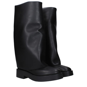 Casadei Black Leather Boot