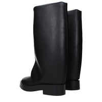Casadei Black Leather Boot