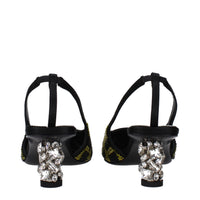 Tom Ford Yellow Satin Sandal