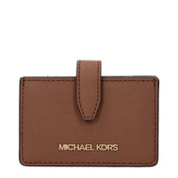 Michael Kors Brown Leather Cardholder