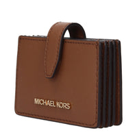 Michael Kors Brown Leather Cardholder