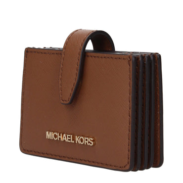 Michael Kors Brown Leather Cardholder