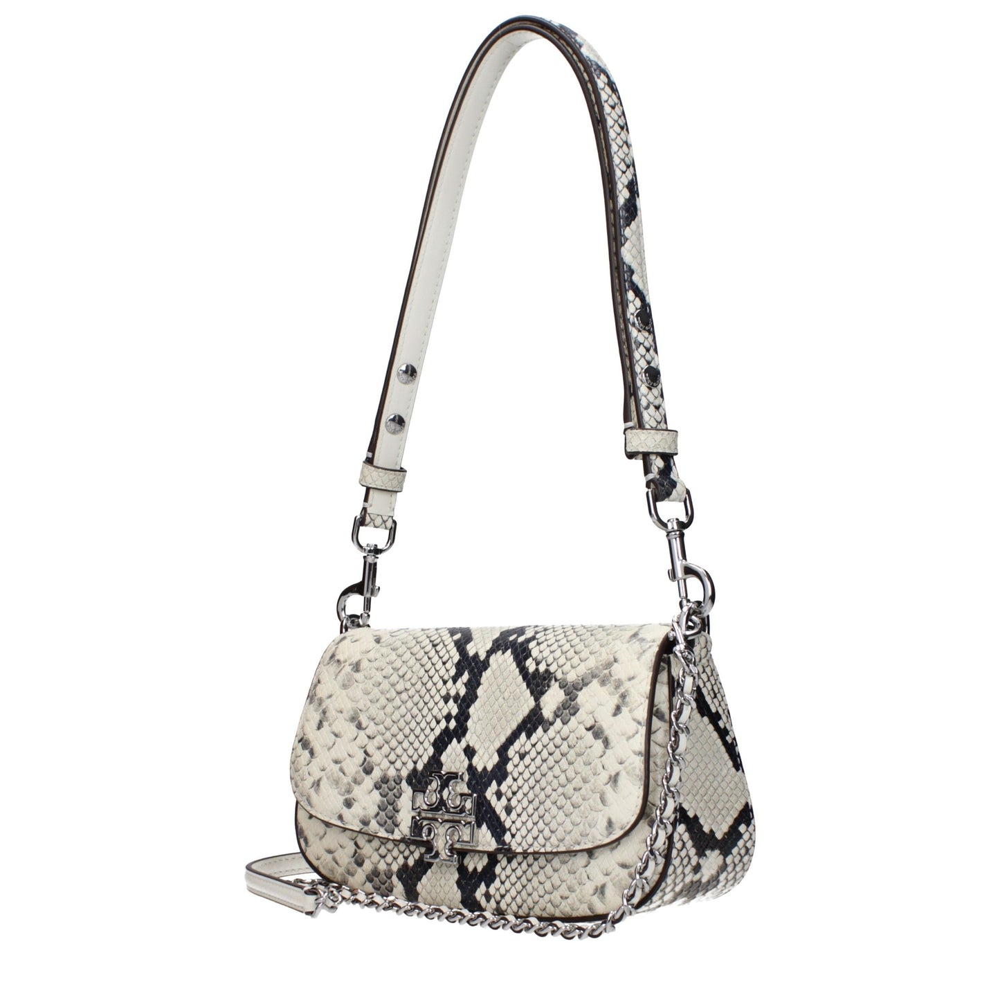 Tory Burch White Leather Shoulder Bag