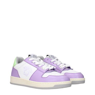 Versace White Leather Sneakers