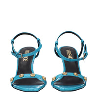Versace Blue Leather Sandal