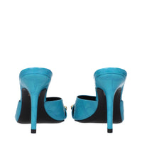 Versace Light Blue Leather Sandal