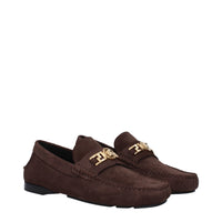 Versace Brown Leather Loafer