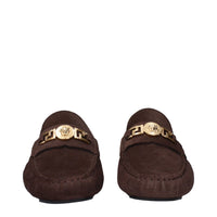 Versace Brown Leather Loafer