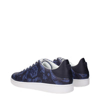 Versace Blue Leather Sneakers