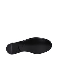 Versace Gray Leather Loafer