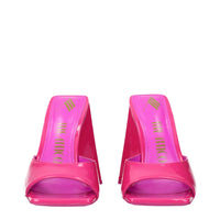 The Attico Pink Leather Sandal