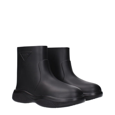 Prada Black Cotton Ankle