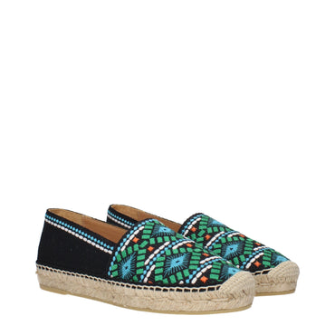 Prada Black Fabric Espadrille