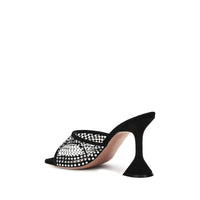 Amina Muaddi Lupita Crystal Sandals