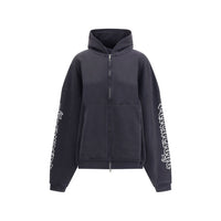 Balenciaga Blackletter script motif Hoodie